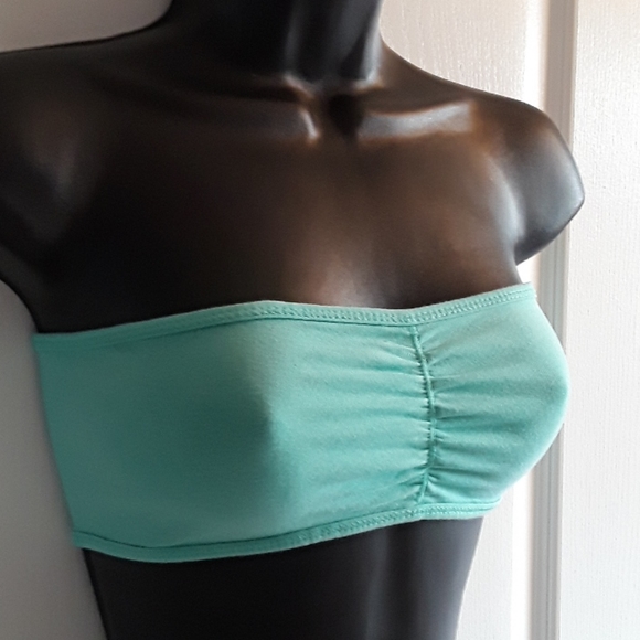 💕Y2K CUTE Irish ☘️ Green bubetube top - Picture 3 of 4